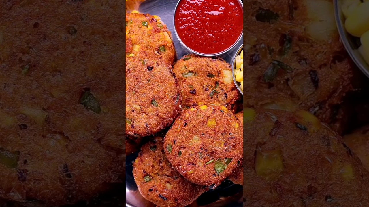 CRUNCHY SWEET CORN CUTLETS in 10 Minutes | Easy Snack Recipe
