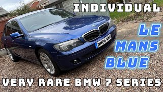 Very Rare Le Mans Blue BMW 7 Individual E65 Review