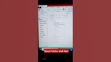 Excel tricks and tips || Excel shorts video || #exceltips #shorts #shortvideo