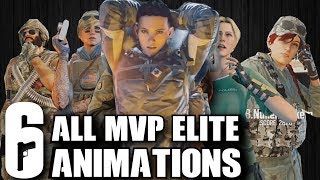 Rainbow Six Siege All Elite Mvp Animations Including Frost