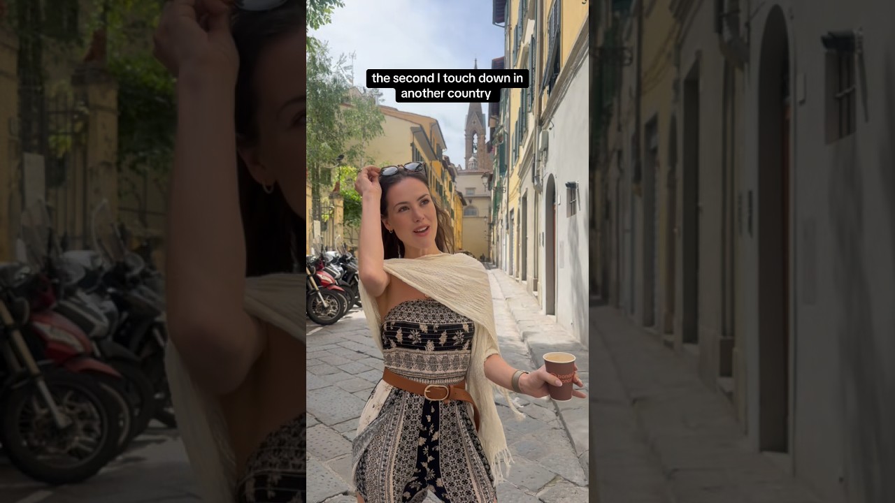 The Italy effect 🇮🇹 😭 #florence #italy #gelato #comedy #travel