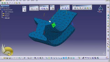 #catia V5#Cad Lec - 77 (Frequency and User defined Restraints ) Catia V5  Learning