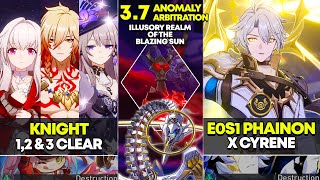 Knight 1-3 & E0S1 Phainon x Cyrene | Anomaly Arbitration | Honkai Star Rail 3.7