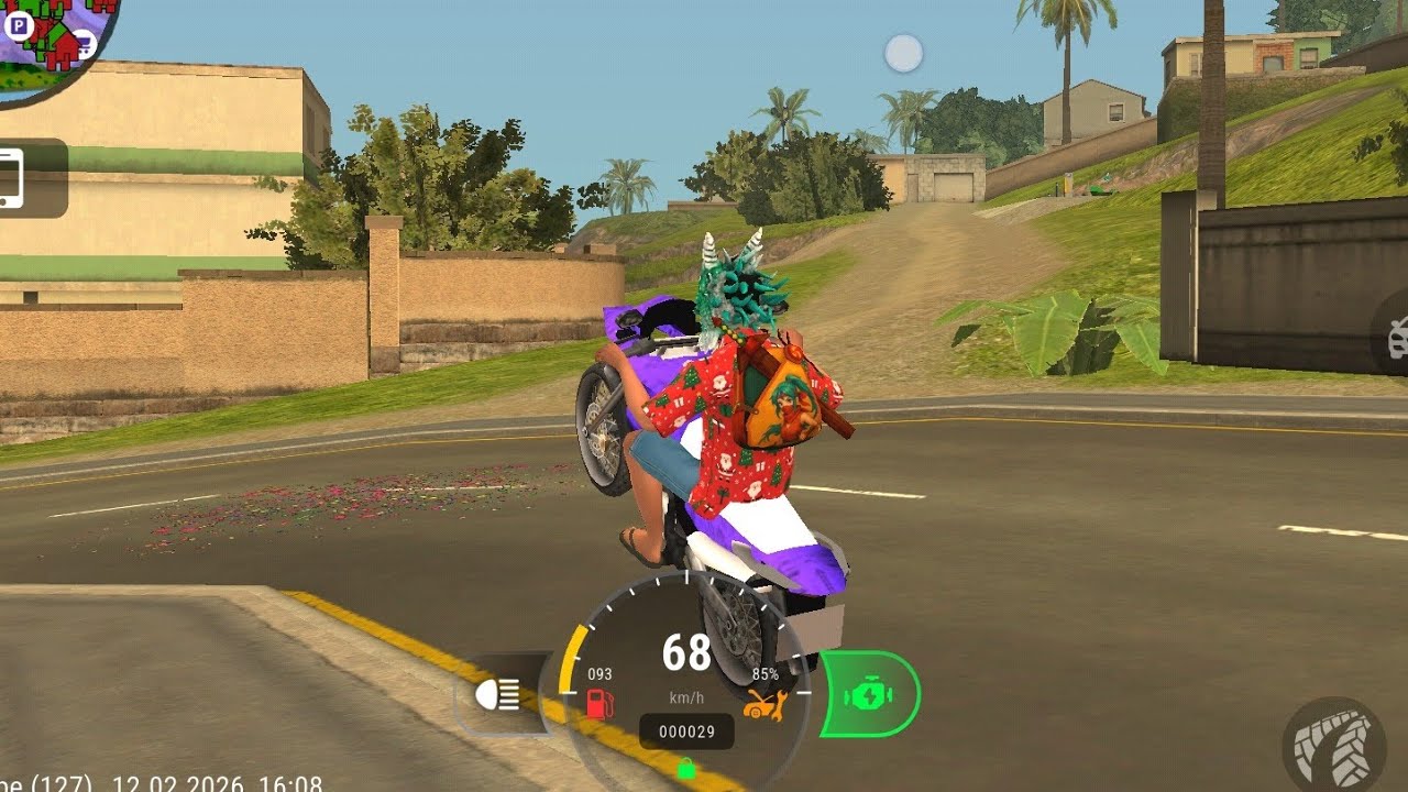 HOJE EU FIQUEI ANDANDO PELA CITY GRAU NA  MOTO NO (RIO RISE RP) SERVIDOR 3