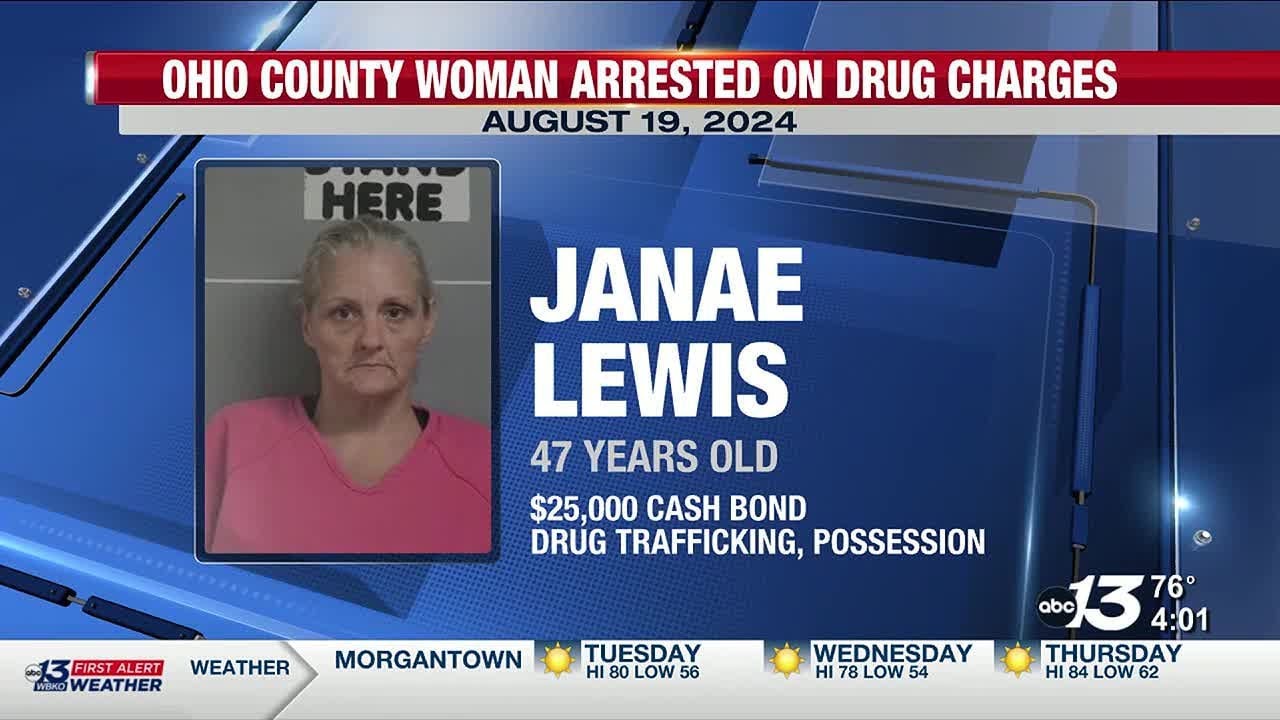 Woman arrested in Ohio County on drug charges - YouTube