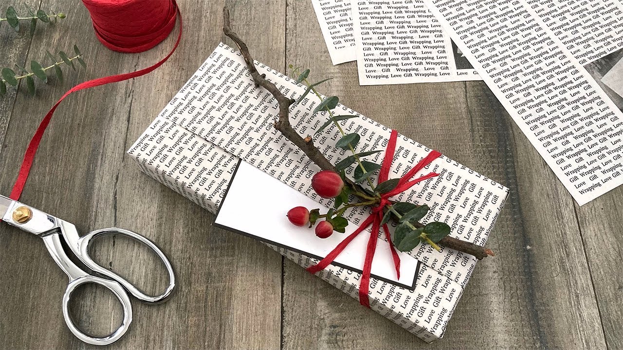 Eco-Friendly Gift Wrapping, Gift Wrap With Newspaper