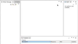 Running Eclipse for the first time