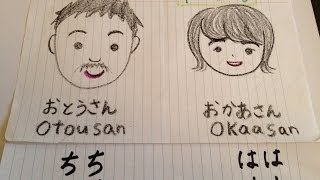 【17】Отусан и Чичи/Папа и отец-японский для начинающих с Риеко