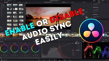 How to Enable or Disable Audio Sync in DaVinci Resolve 2025?