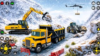 Road Builder Construction Simulator- #29 JCB Excavator Loading Dump Truck - Android GamePlay screenshot 4