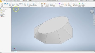 Using Loft, Project Geometry, Polygon, and Ellipse