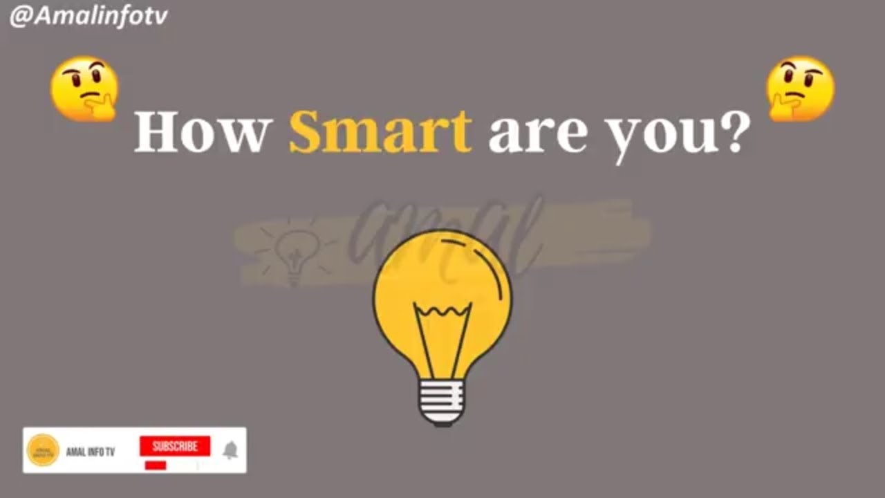 How Smart Are You? - Quick IQ Test For Genius | Personality Test | New Personality Test Urdu/Hindi