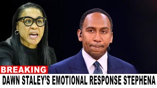 “Dawn Staley’s Emotional Response SHAKES ESPN — Stephen A Smith PUSHED Her Too Far”