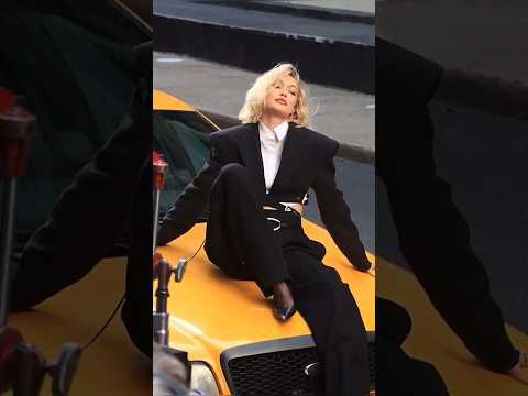 Gigi on the streets of NYC #model  #ytshorts  #fashion  #style