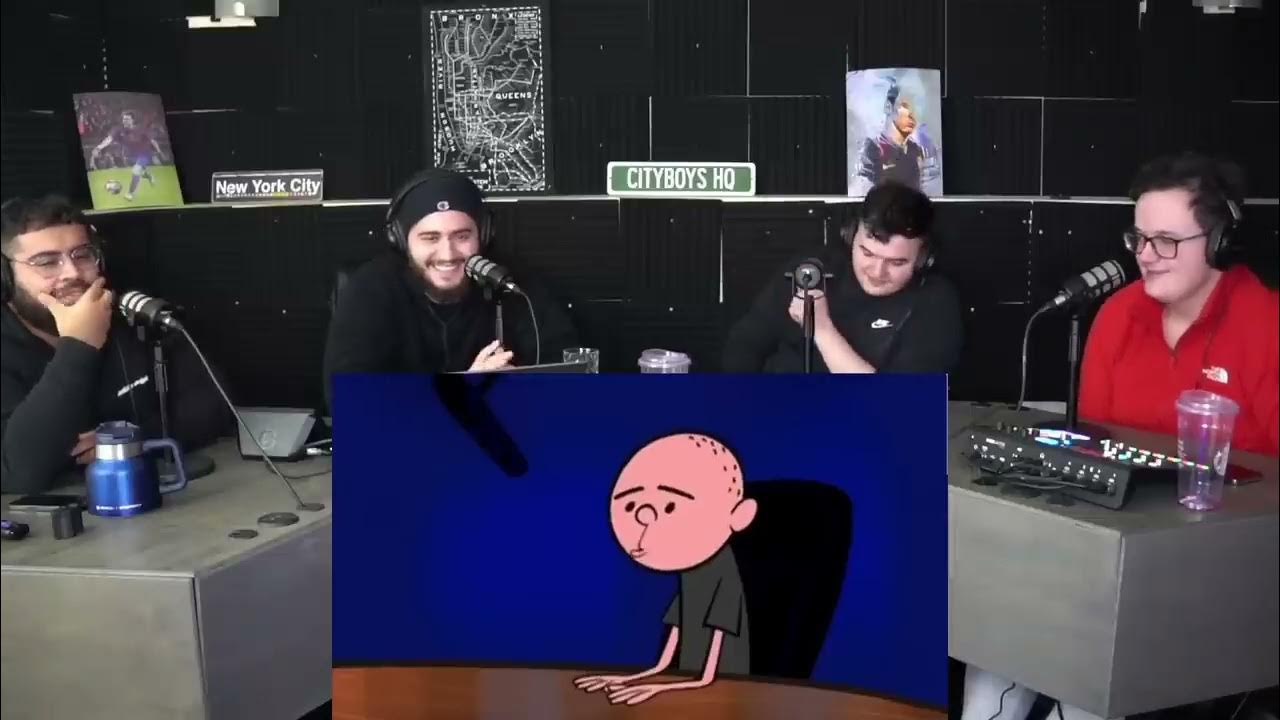 Americans React to Ricky Gervais Show S1 E10! Leg Rubber - YouTube