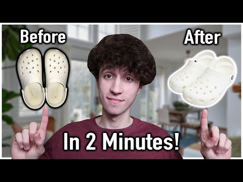 How to Clean Crocs in 2 Minutes!