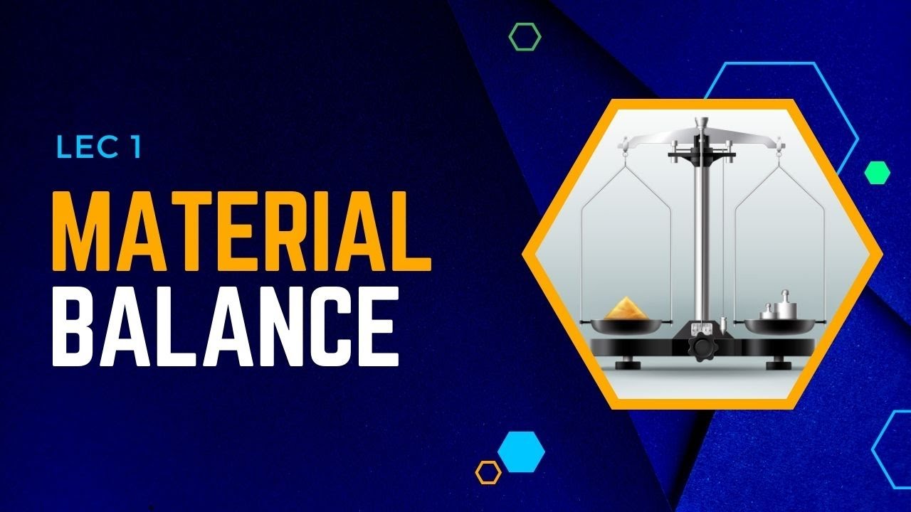 Lec 01 Introduction to Material Balance Non Reactive System | Dr Ayat Osama