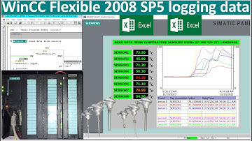 How to log data between PLC S7-300 with WinCC Flexible 2008 SP5 to CSV file