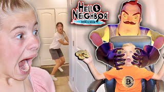 Finding Bitcoin In Hello Neighbor's HOUSE!