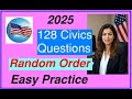 U.S. Citizenship Test 2025 — 128 Civics Questions & Answers (Random Order)