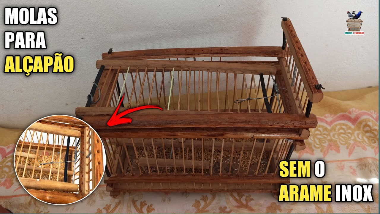MOLAS DE PRESSÃO PARA ALÇAPÕES AUTOMÁTICO| Aprenda a fazer