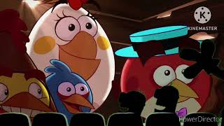 Minions are watching angry Birds cinematic trailer with My favorite one