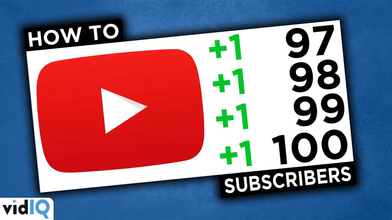 How To Get Your First 100 Subscribers On Youtube In 21 Youtube