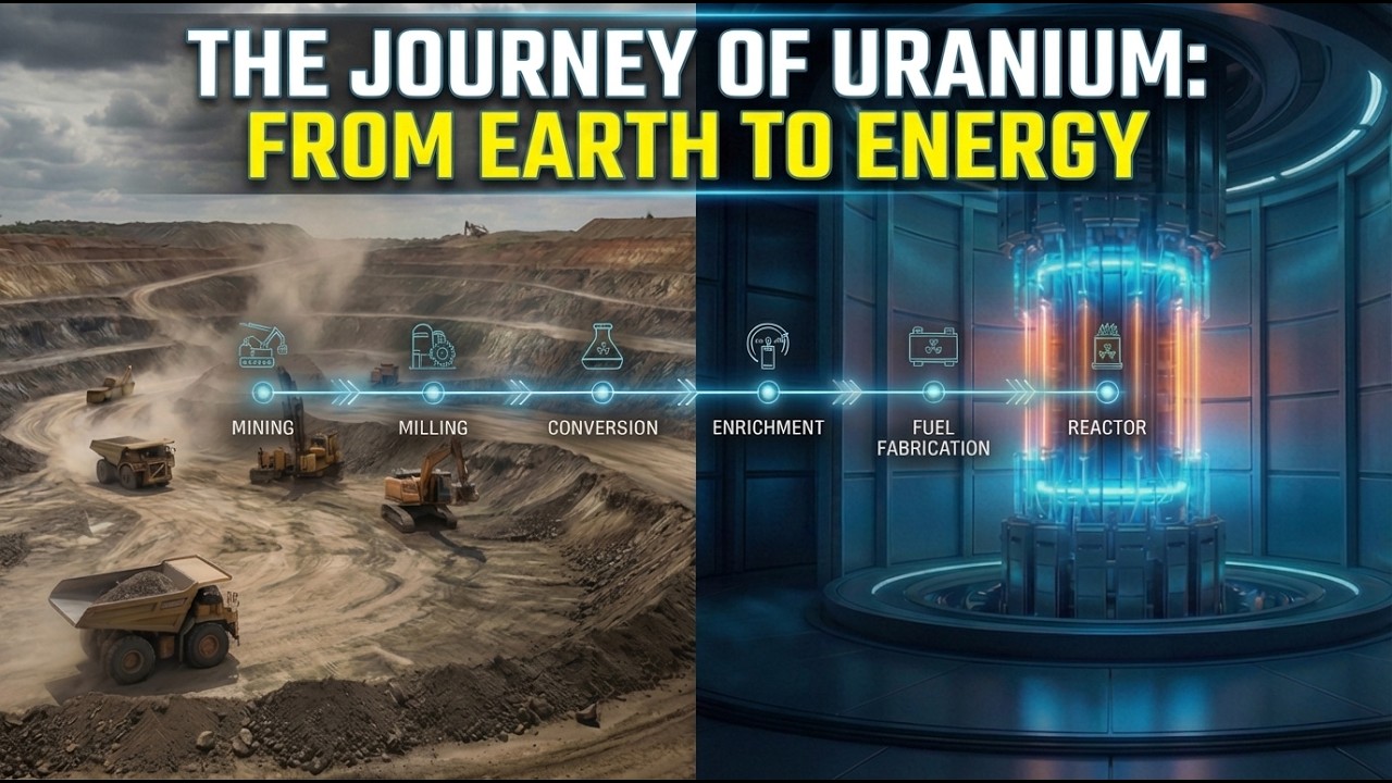 How Uranium Goes From Mine to Nuclear Reactor