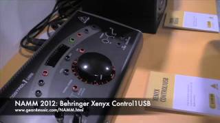 Namm 2012 Behringer Control1Usb Monitor Controller