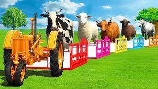 SPECIAL CARGO TRANSPORT WITH HORSES, SHEEPS, BUFFALO, GOATS, COWS &amp; TRACTORS - FS25