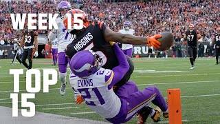 Top 15 Plays | NFL Week 15 2023 Season