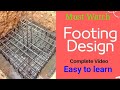 foundation design | foundation | footing | design of footing | pile foundation