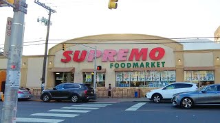 Supremo Food Market in Jersey City, NJ | Walk tour inside and outside the grocery store