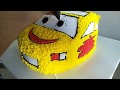 Bánh kem hình ô tô dễ thương -  Cute car cream cake