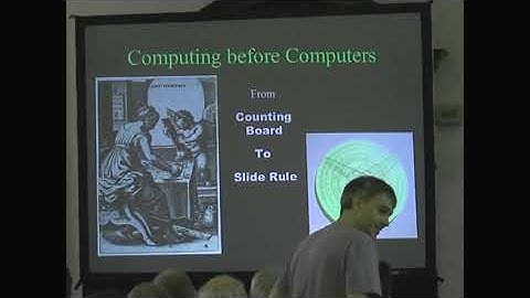 Computing before Computers - From Counting Board to Slide Rule