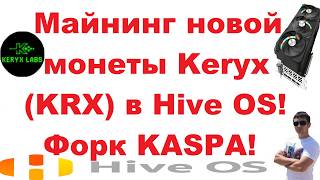 Майнинг новой монеты Keryx (KRX) в Hive OS! Форк KASPA!