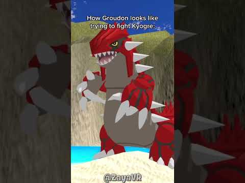 When Groudon tries