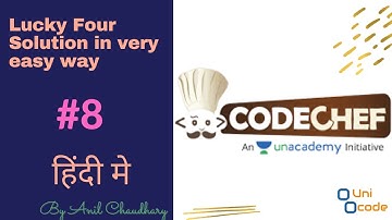Lucky Four CodeChef problem Solution in Hindi || Solution in JAVA|| By Anil Chaudhary