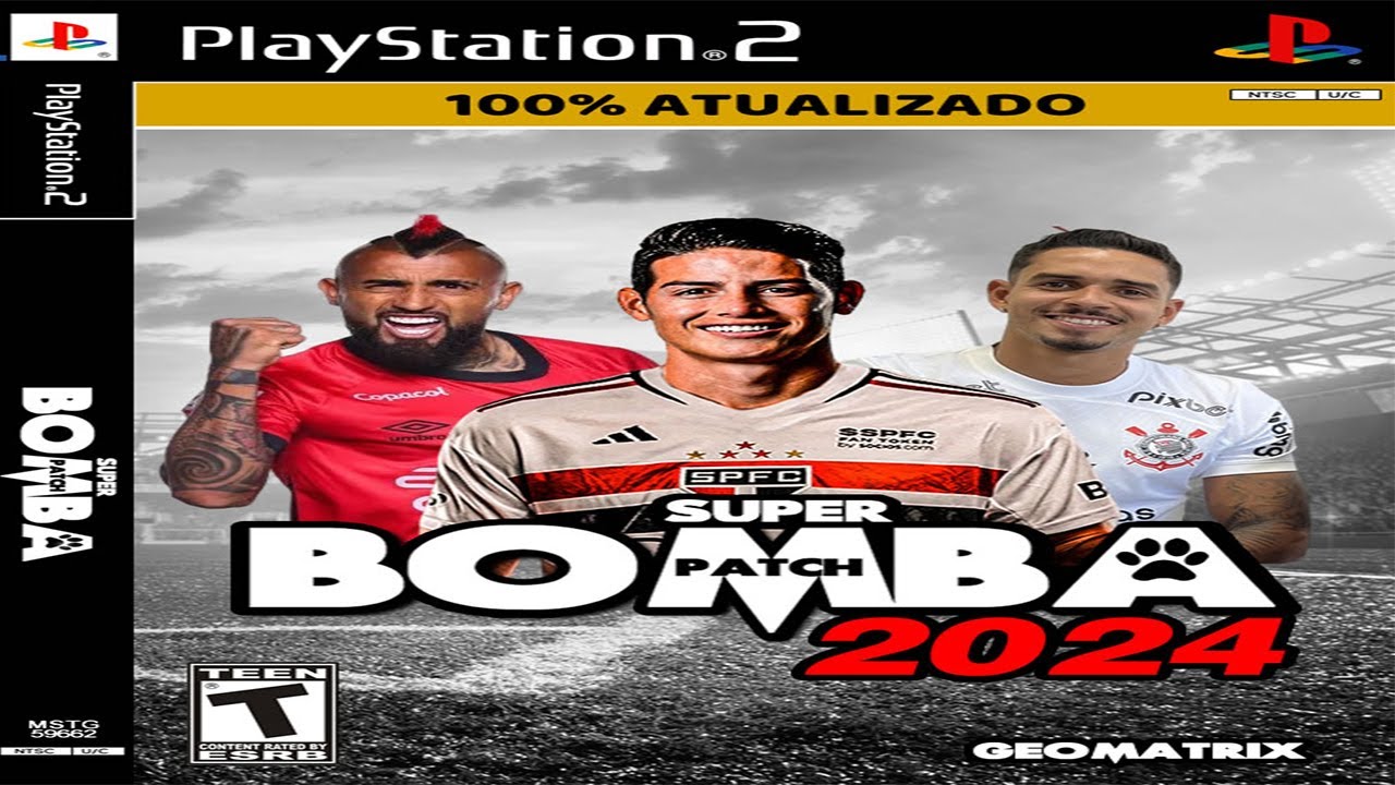 🚨SAIU! BOMBA PATCH 2024 OFICIAL (PS2) BRASILEIRÃO GEOMATRIX - YouTube