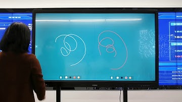 Interactive touch screen operation video