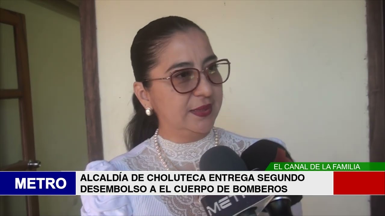 ALCALDÍA DE CHOLUTECA ENTREGA SEGUNDO DESEMBOLSO A EL CUERPO DE BOMBEROS
