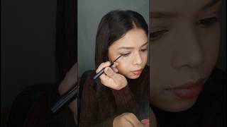 Bow ribbon eye liner tutorial 😉🎀#youtubeshorts #makeup #viralshort #beautytips