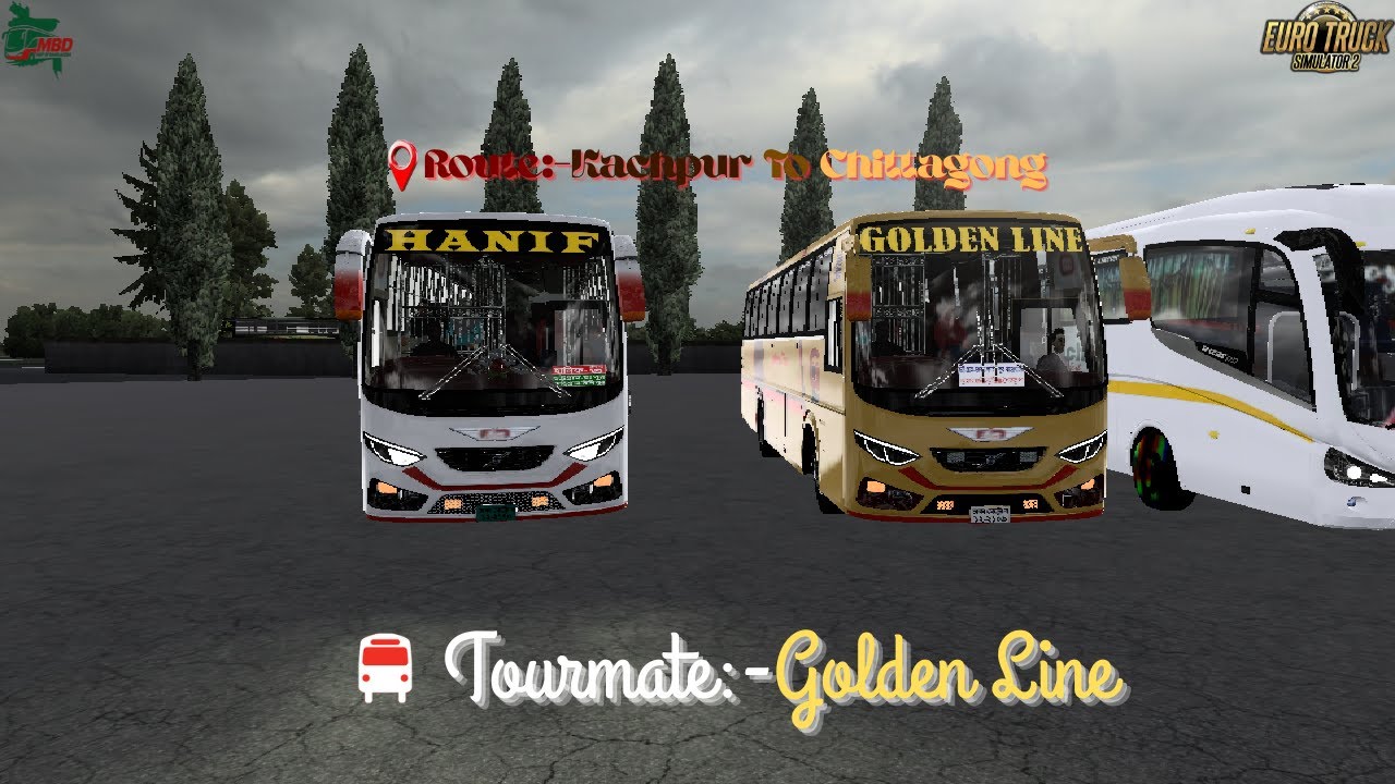 Маршрут #ETS2: Дакка — Читтагонг. Попутчик: Golden Line.