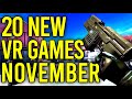 Top New VR Games for November 2025 - Meta Quest, PSVR2 &amp; PCVR (Huge Month)