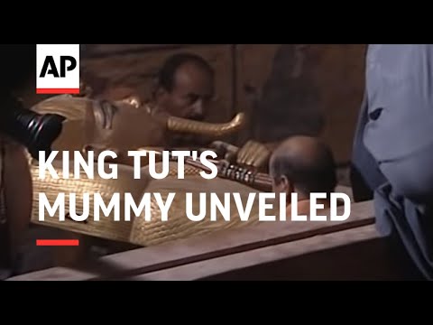 King Tut's mummy unveiled to public for first time