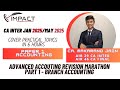 Adv Accounts Revision (Part 1) - Branch - Covers all adjustments - CA. Makarand Jain