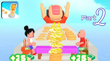 PANCAKE RUN 🥞🍌 Gameplay iOS,Android All Levels Walkthrough PART 2