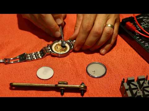 Замена батарейки в часах tissot своими руками