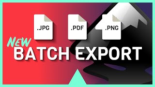 New Batch Export Feature in Inkscape   Export Dialogue Upgrades