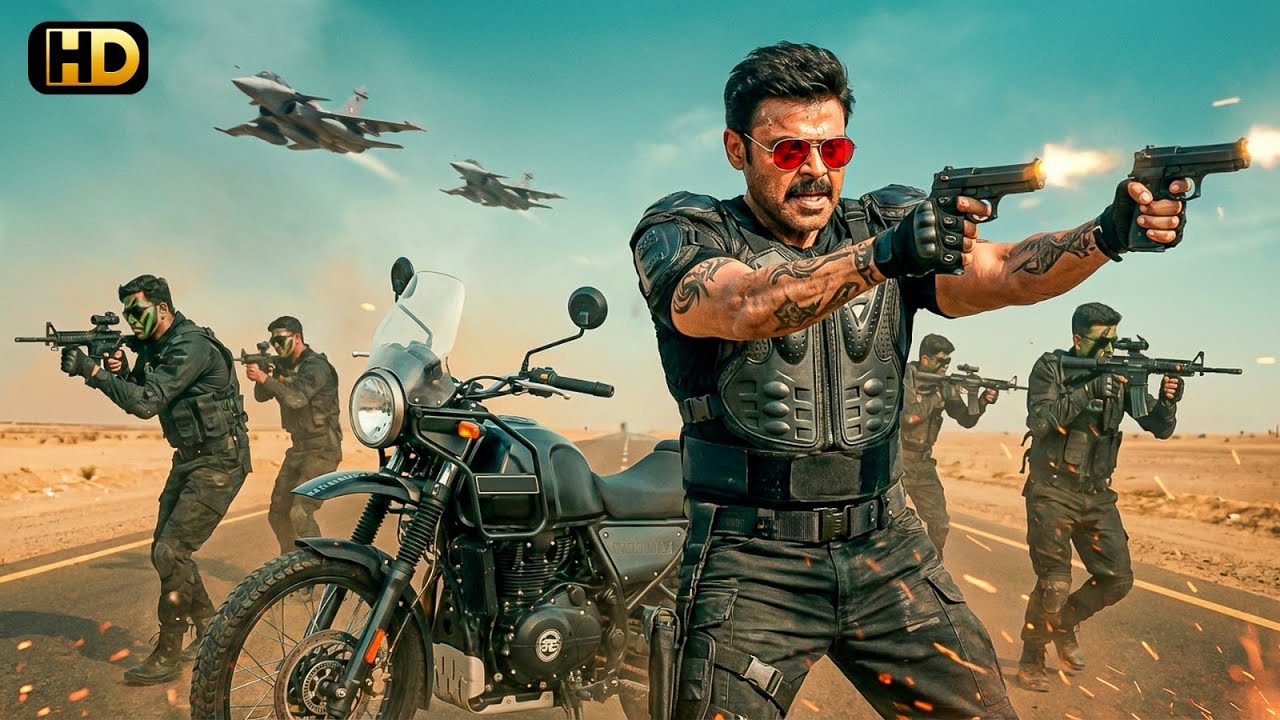 Gaddar | South Hindi Dubbed Action Romantic Movie Full Love Story | Venkatesh, Nagma | New Movie